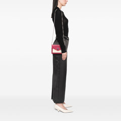 Bicolor Leather MyLockMe Chain Pochette