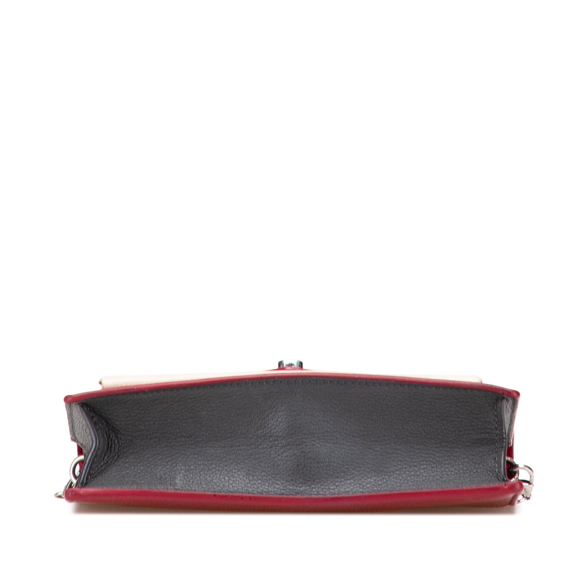 Bicolor Leather MyLockMe Chain Pochette