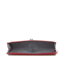 Bicolor Leather MyLockMe Chain Pochette