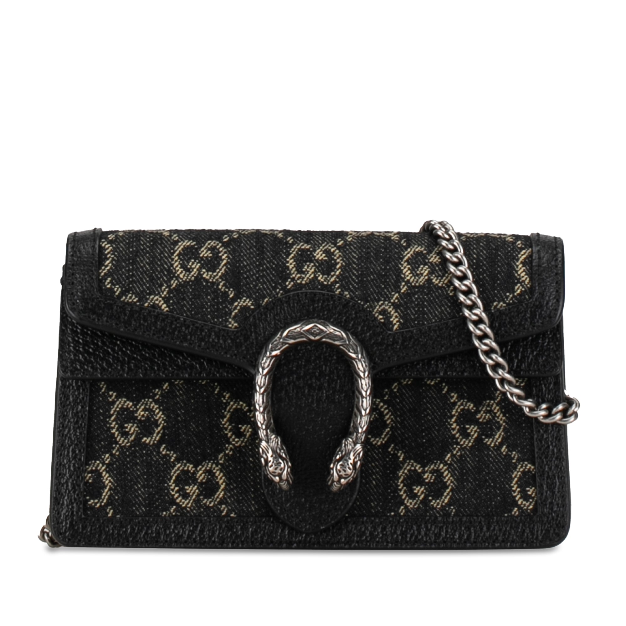 Super Mini GG Denim Dionysus Crossbody Bag_0