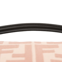 Zucca Embroidered Canvas Baguette Satchel