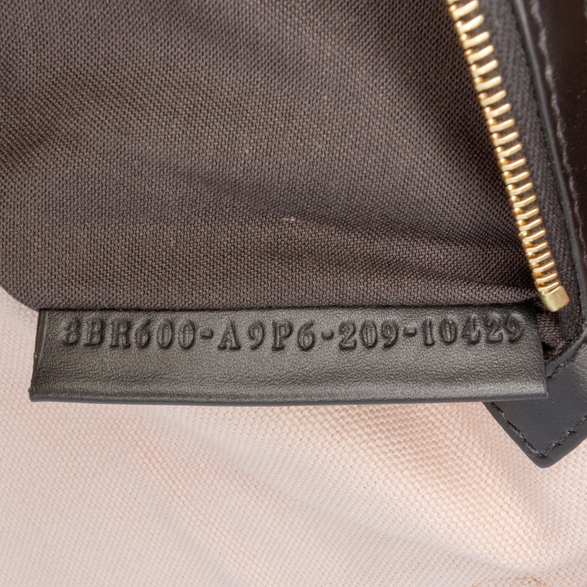 Zucca Embroidered Canvas Baguette Satchel