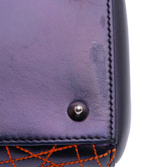 Anselm Reyle Medium Metallic Lambskin Cannage Lady Dior