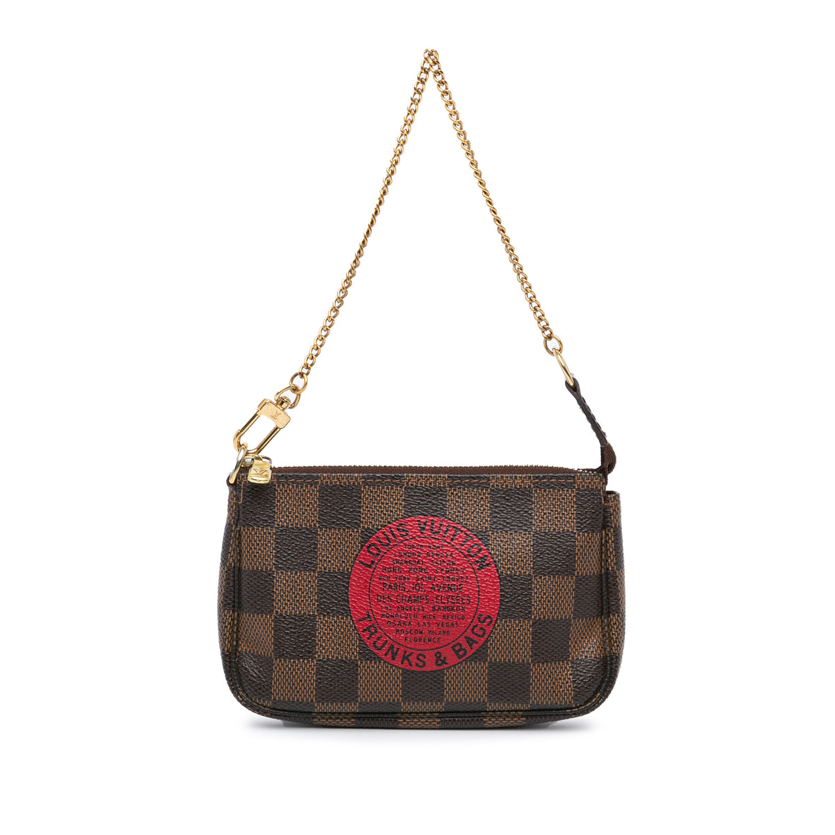 Damier Ebene Trunks and Bags Mini Pochette Accessoires
