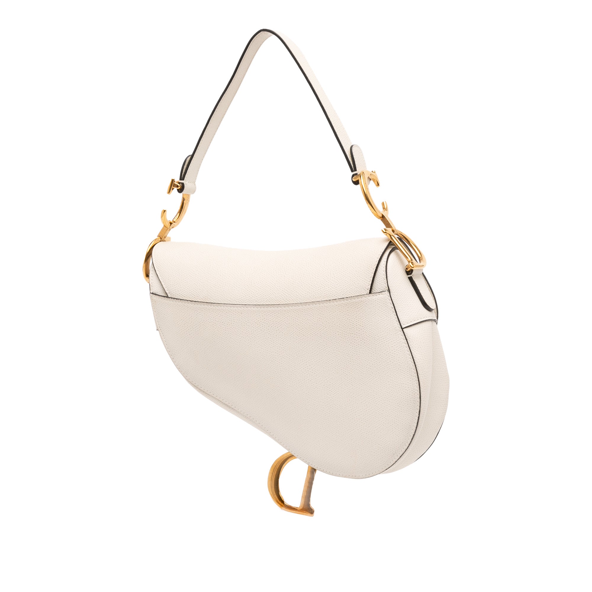 Grained Calfskin Saddle Bag