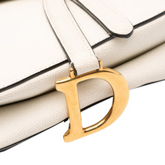 Grained Calfskin Saddle Bag
