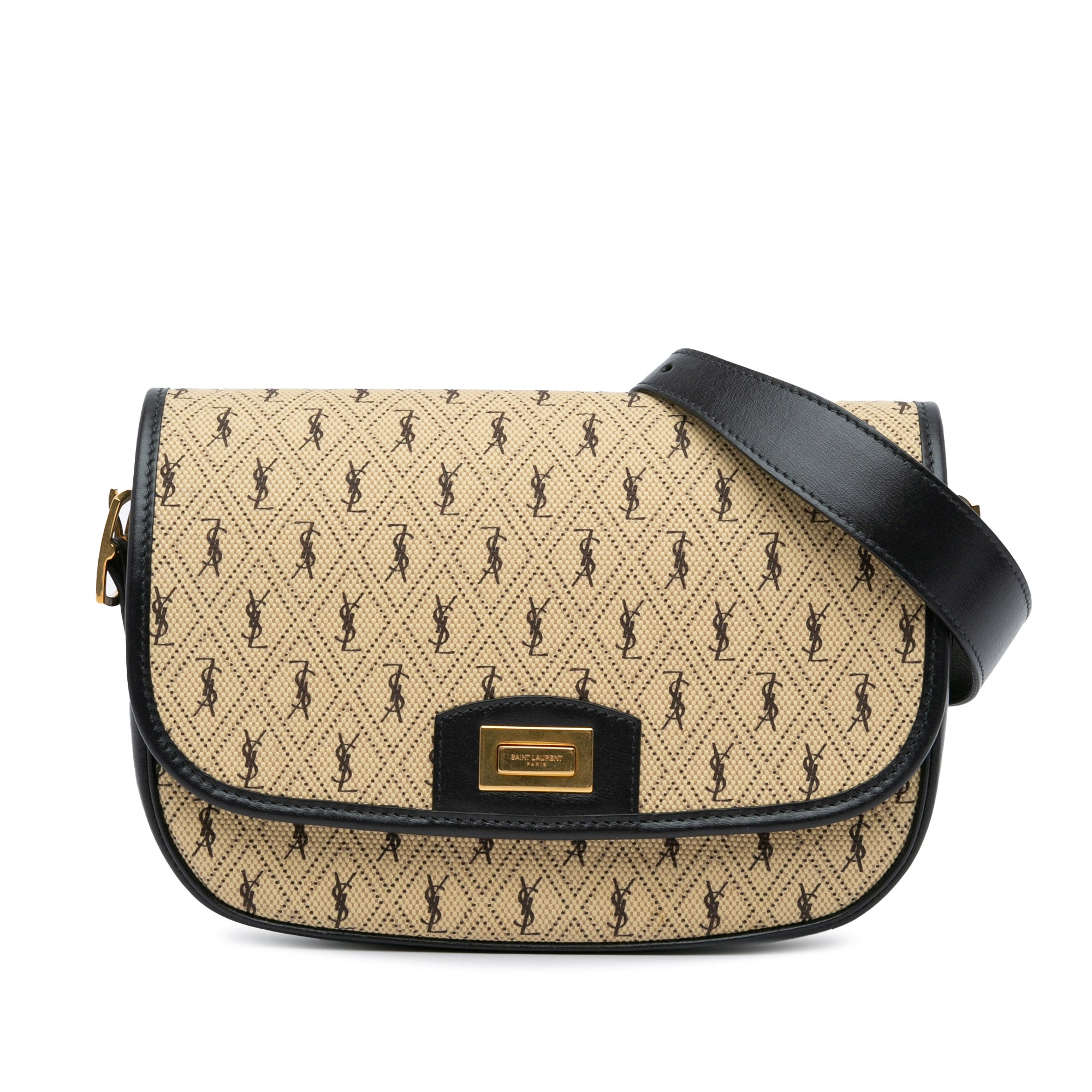 Medium Canvas Monogram All Over Crossbody