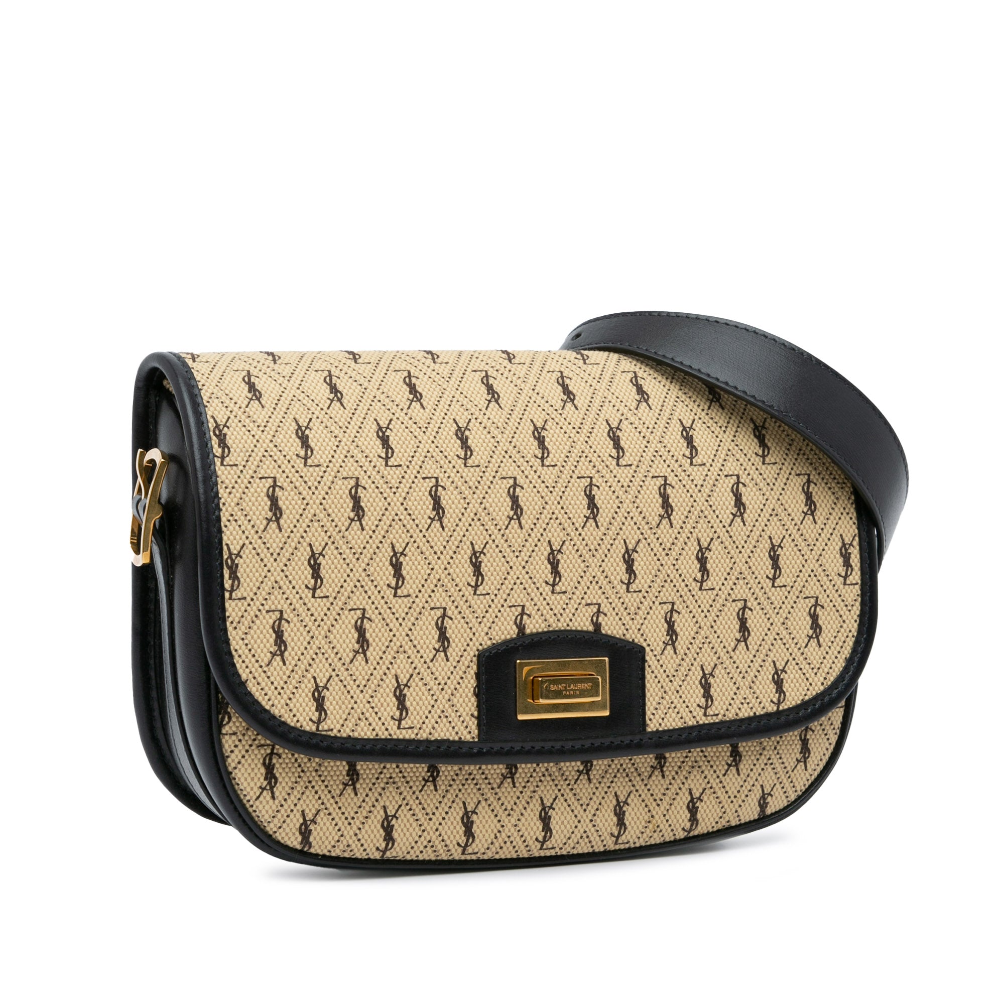 Medium Canvas Monogram All Over Crossbody