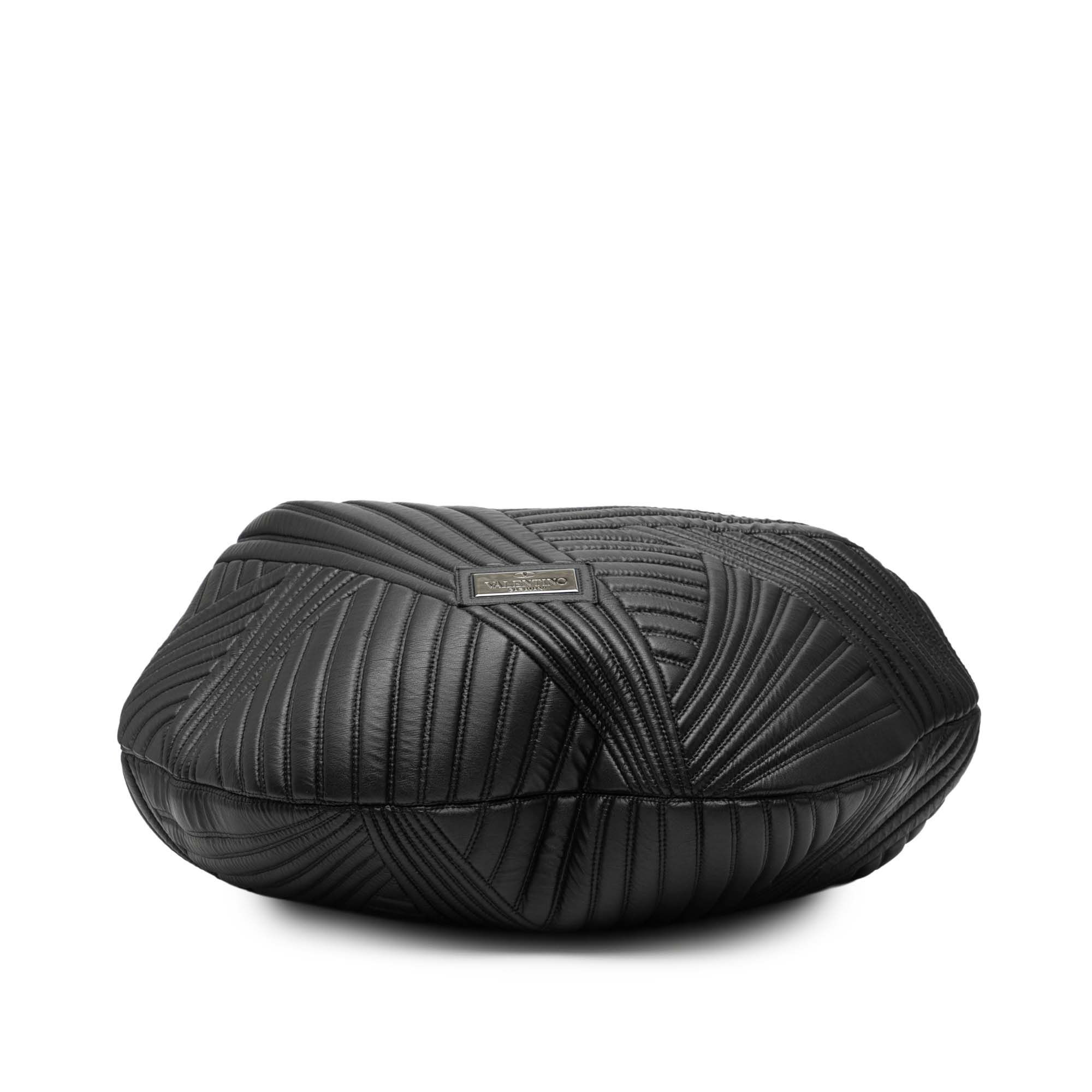 Leather Braided Stitch Hobo