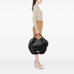 Leather Braided Stitch Hobo