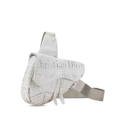 Daniel Arsham Newspaper Print Saddle Bag