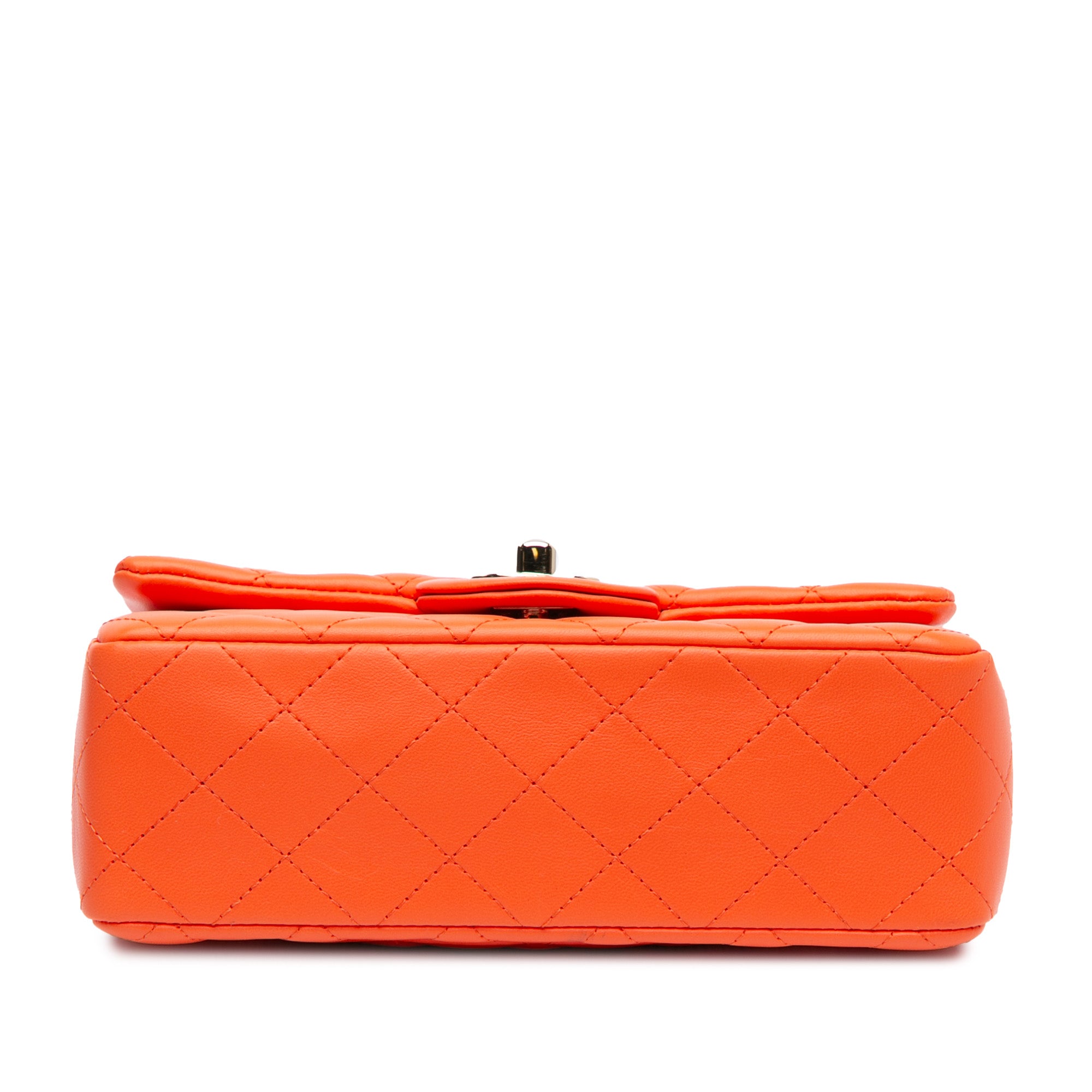 Mini Rectangular Classic Lambskin Single Flap