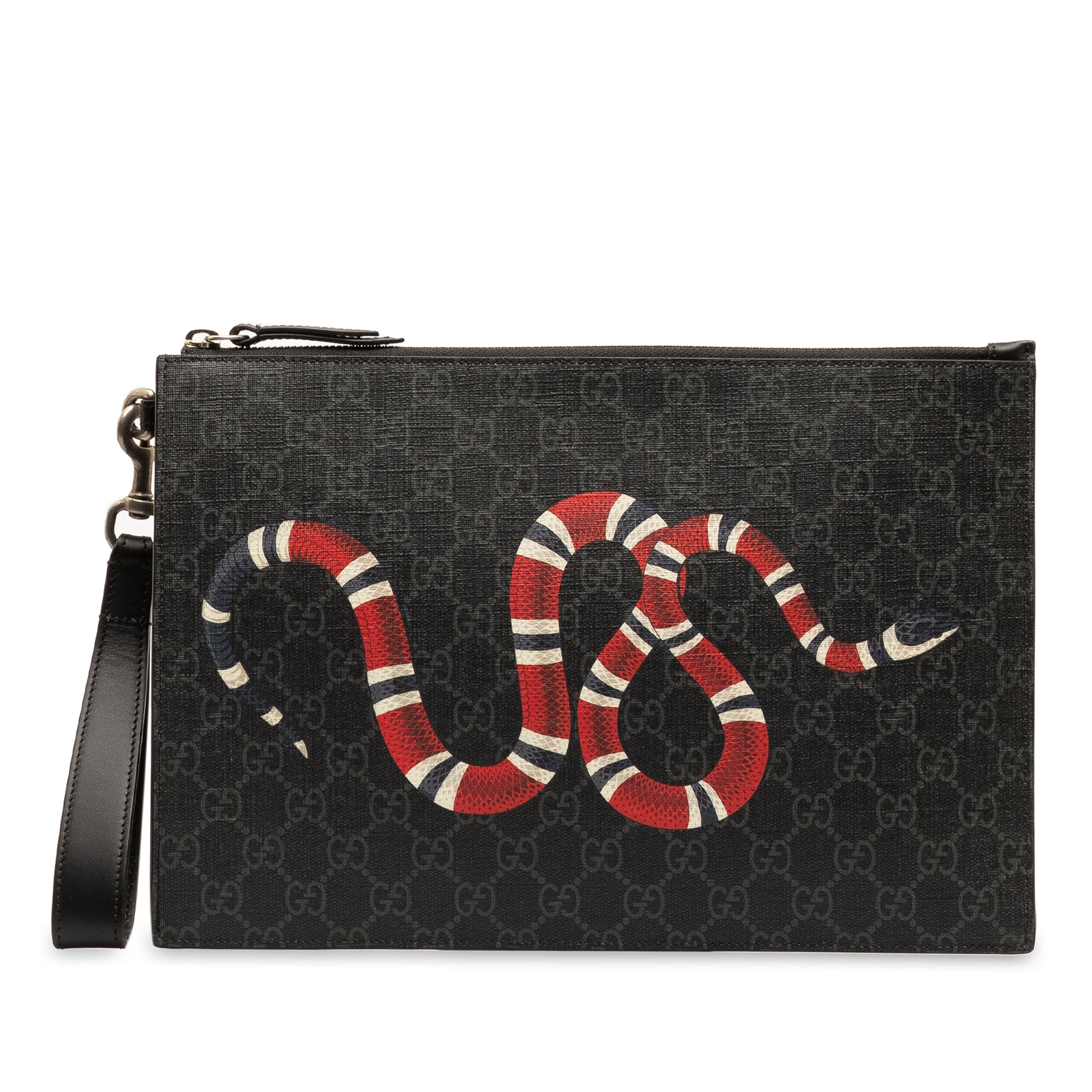 GG Supreme Kingsnake Clutch Bag_0