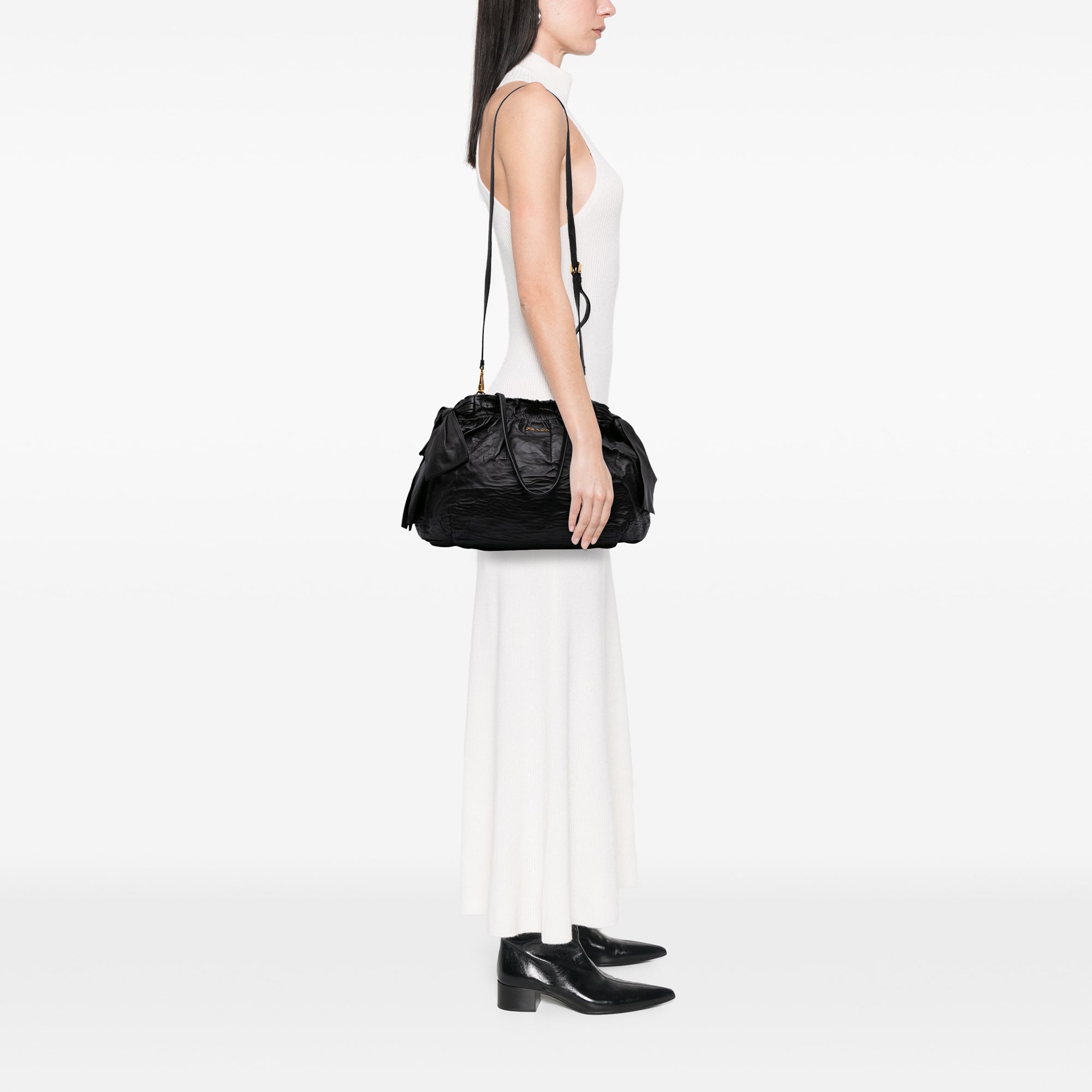 Nappa Antique Bow Satchel