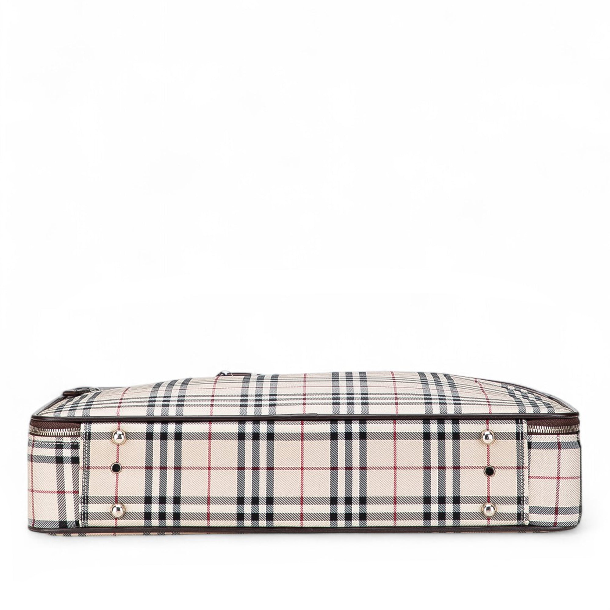 House Check Canvas Travel Bag