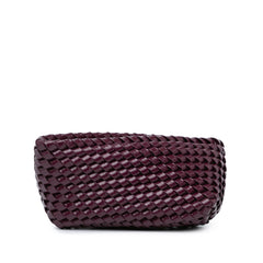 Nappa Intrecciato Slanted Clutch