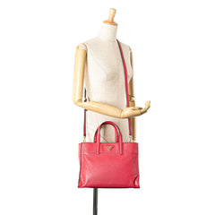 Saffiano Soft Triple Pocket Tote