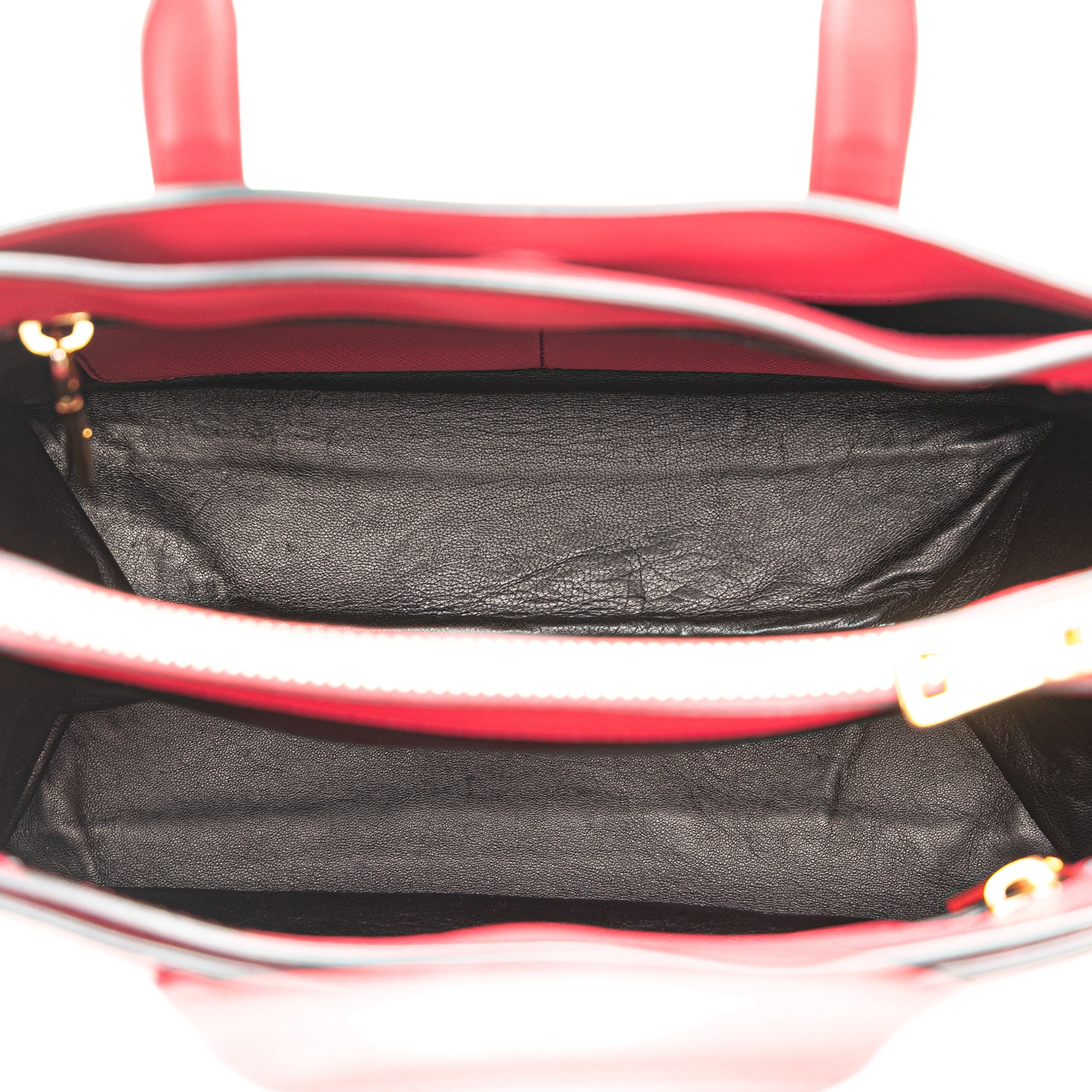 Saffiano Soft Triple Pocket Tote