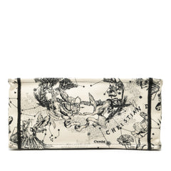 Medium Canvas Embroidered Zodiac Toile De Jouy Book Tote