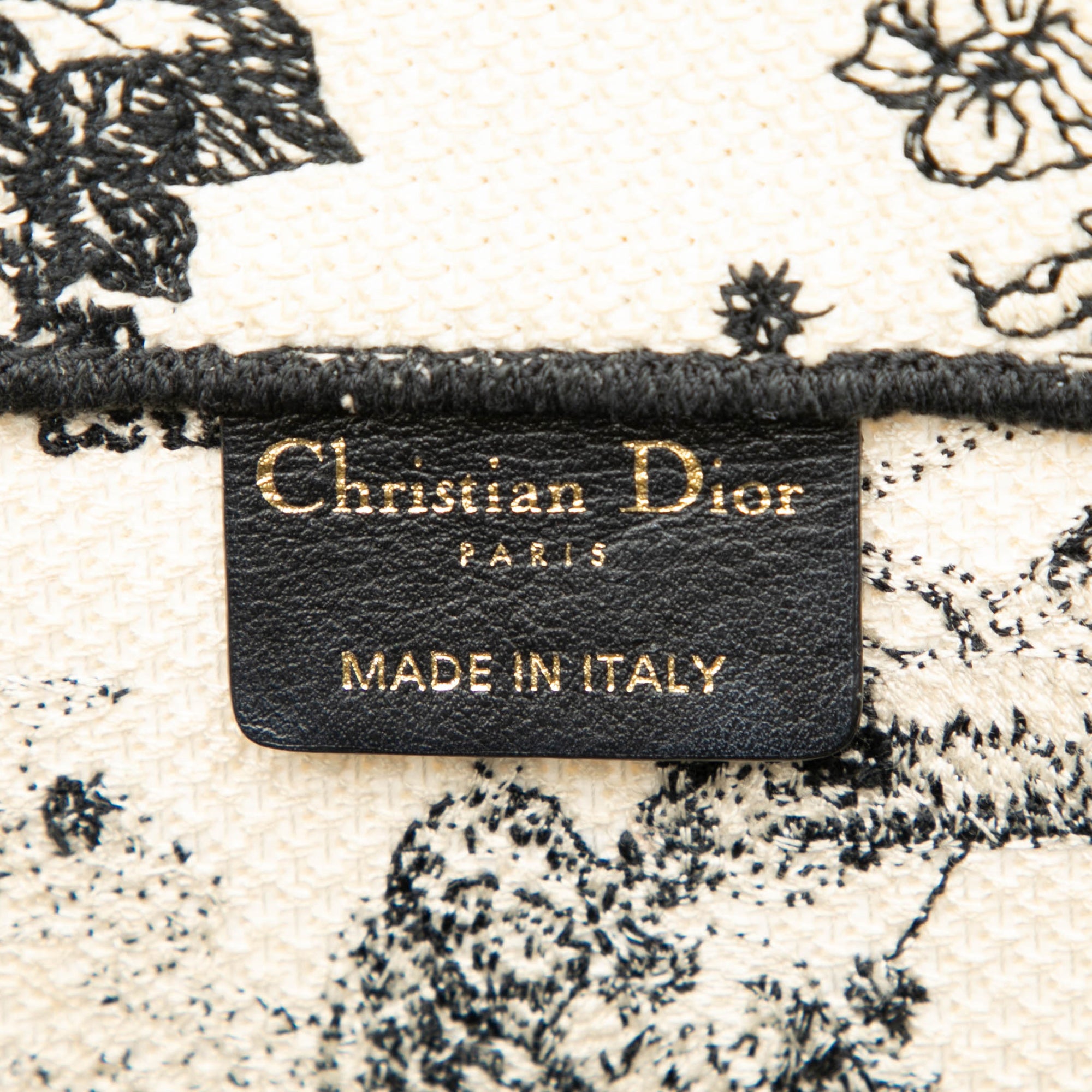 Medium Canvas Embroidered Zodiac Toile De Jouy Book Tote