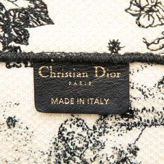 Medium Canvas Embroidered Zodiac Toile De Jouy Book Tote