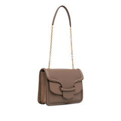 Textured Leather Heroine Shoulder Bag