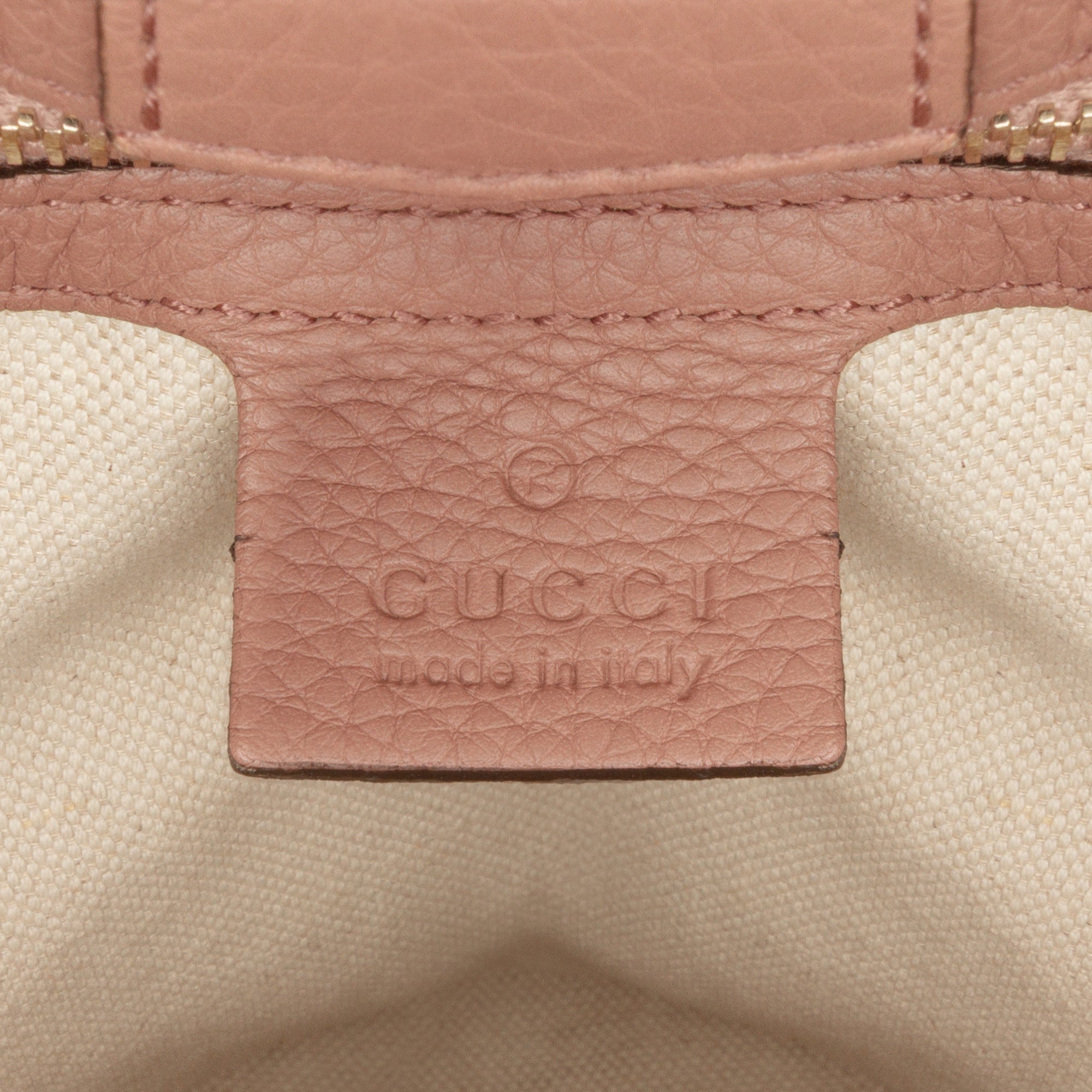 Small Calfskin Bamboo Shopper Satchel