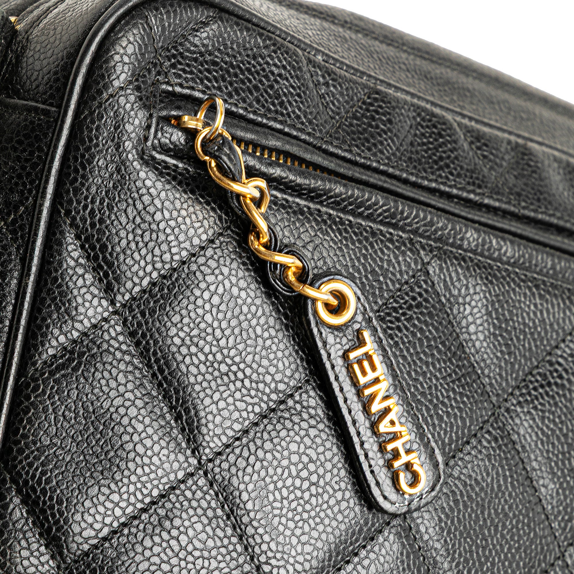 CC Quilted Caviar Camera Bag