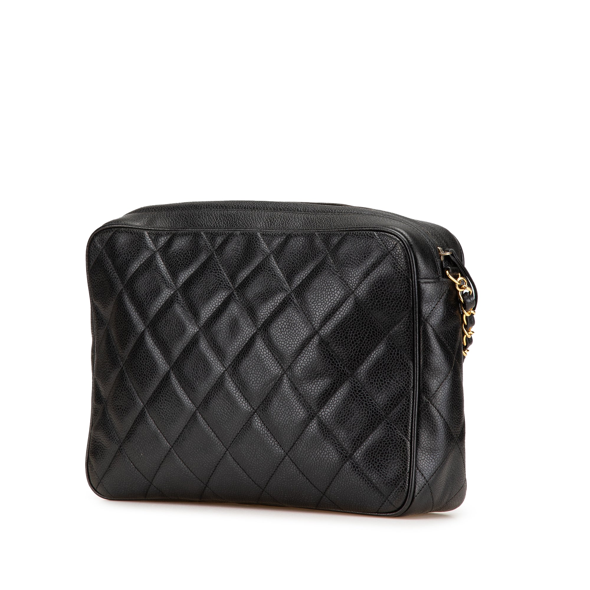 CC Quilted Caviar Camera Bag
