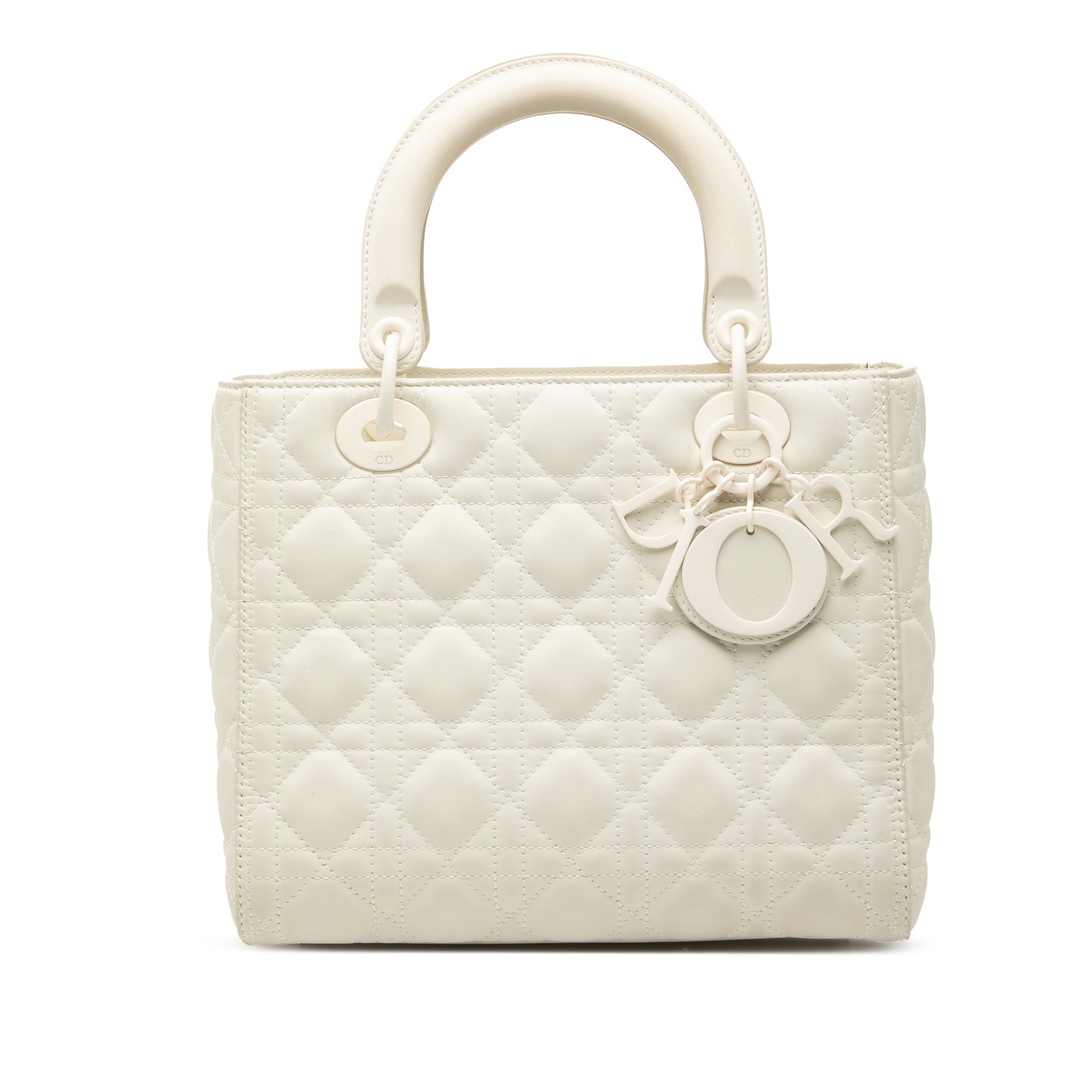 Medium Lambskin Cannage Lady Dior