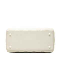 Medium Lambskin Cannage Lady Dior