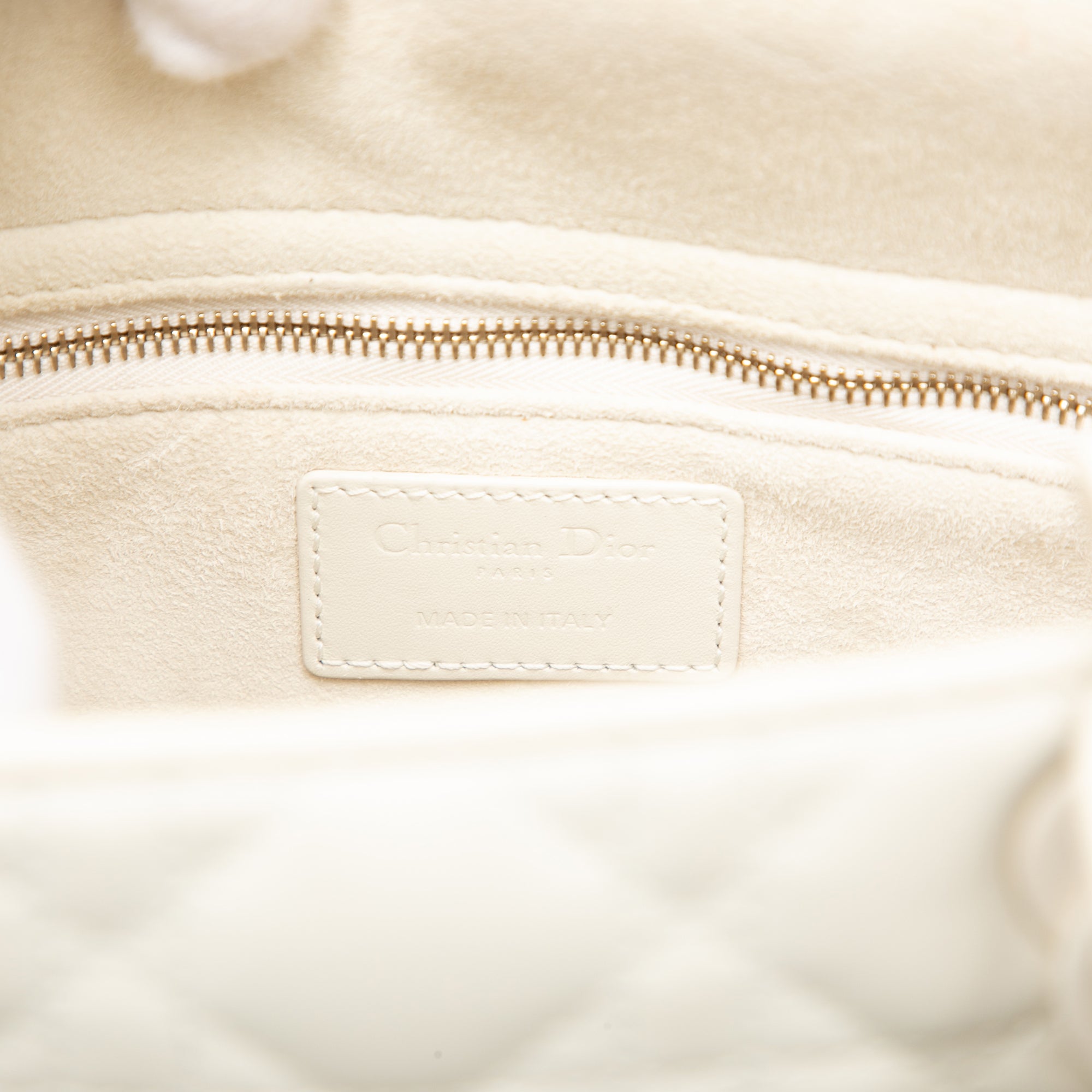 Medium Lambskin Cannage Lady Dior