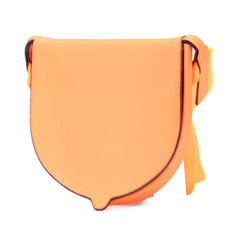 Small Soft Calfskin Heel Pouch