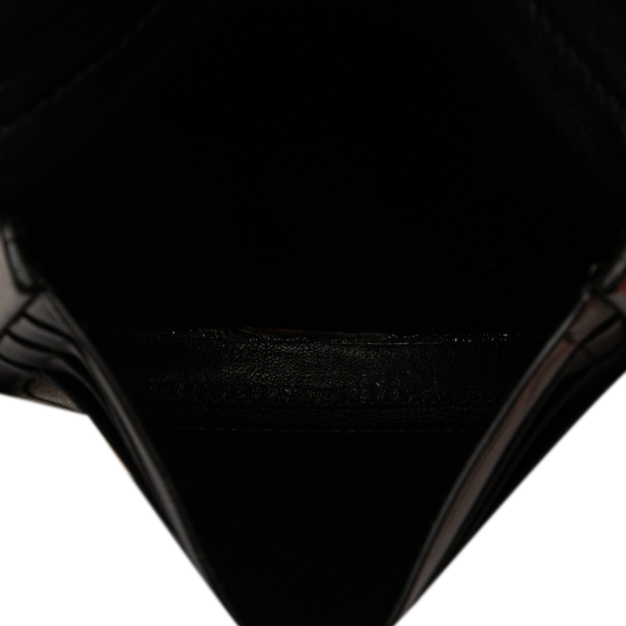 Small Soft Calfskin Heel Pouch