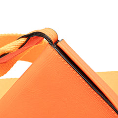 Small Soft Calfskin Heel Pouch