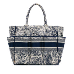 Embroidered Toile De Jouy Catherine Tote