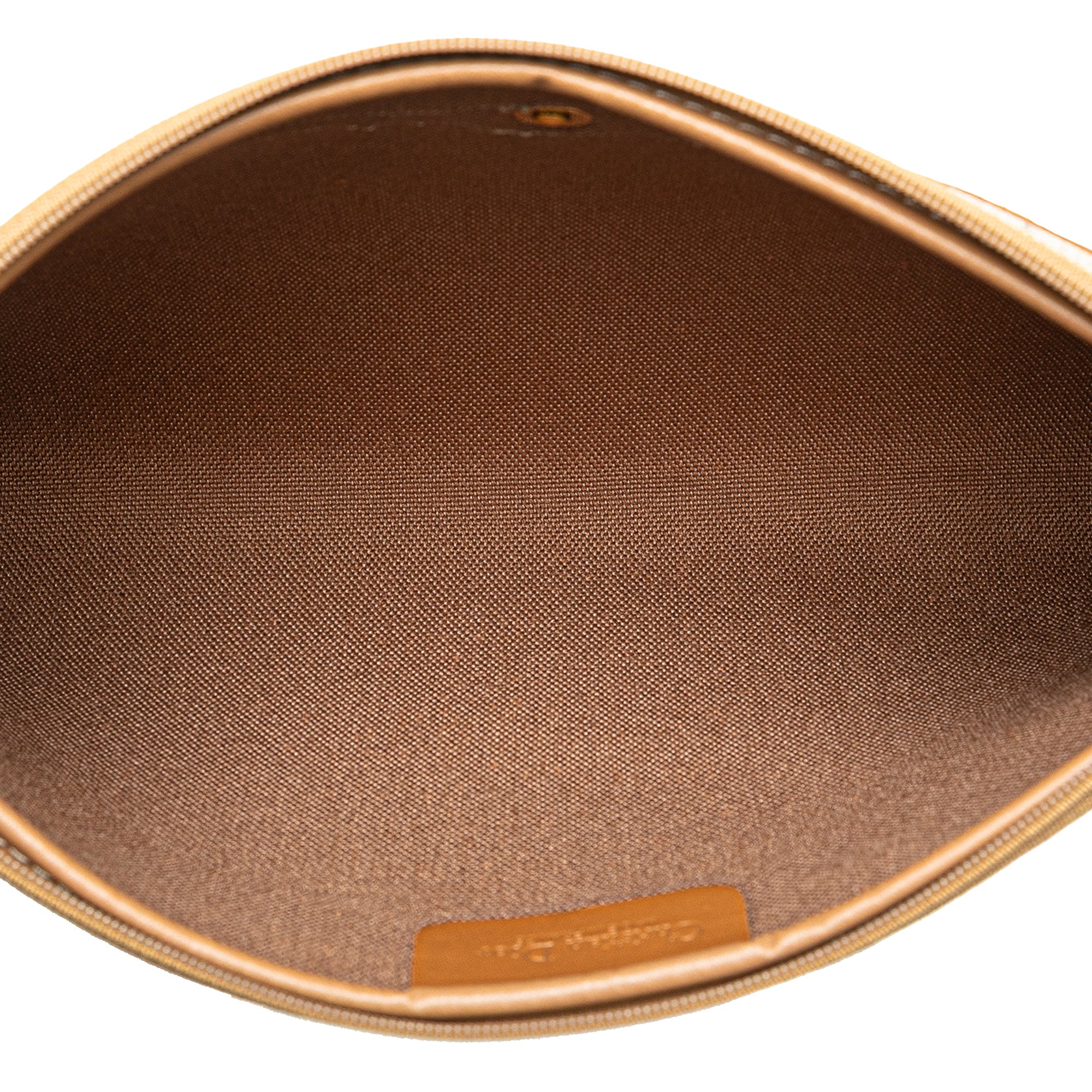 Honeycomb Coated Canvas Clutch