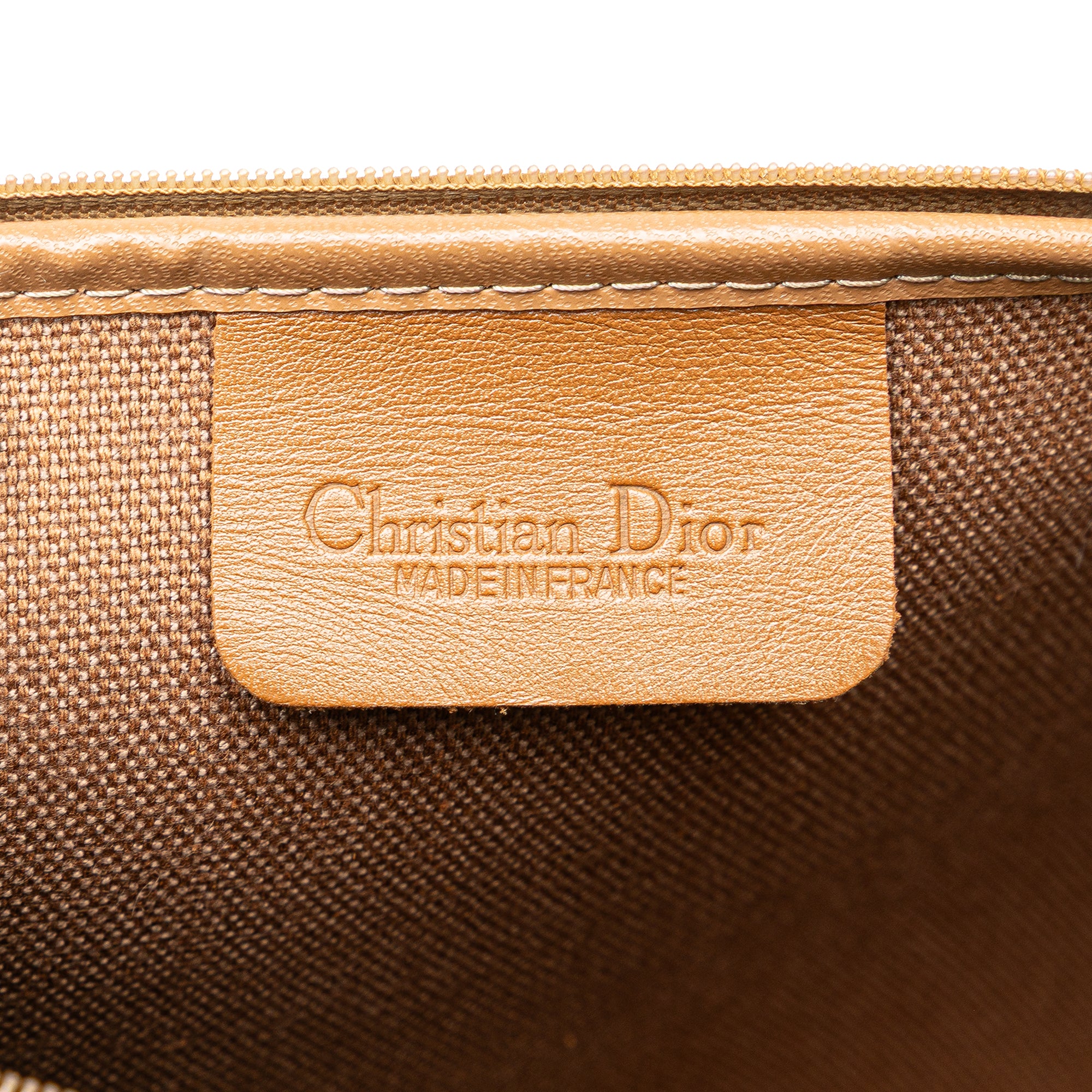 Honeycomb Coated Canvas Clutch