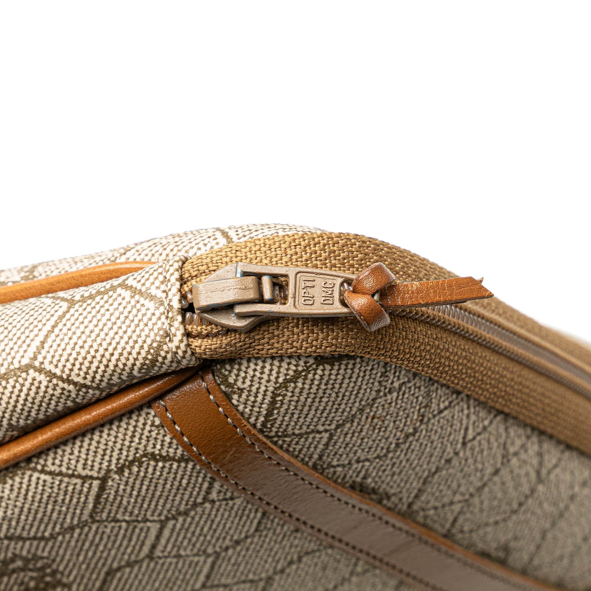 Honeycomb Coated Canvas Clutch