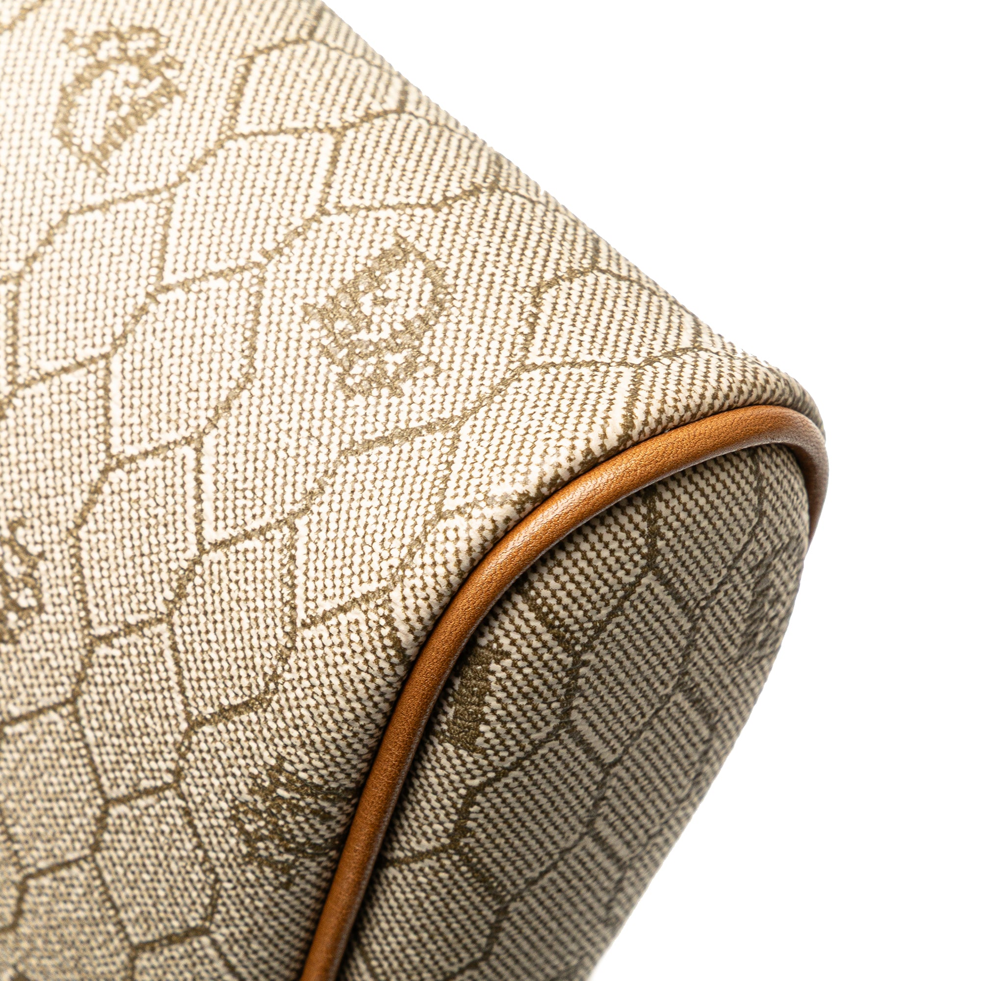 Honeycomb Coated Canvas Clutch