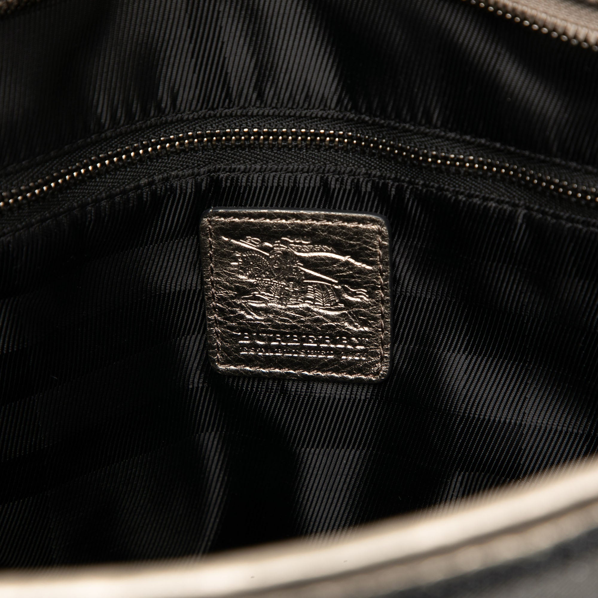 Small Shimmer Check Canvas Tote