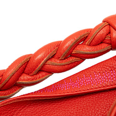 Intrecciato Trimmed Leather Hobo