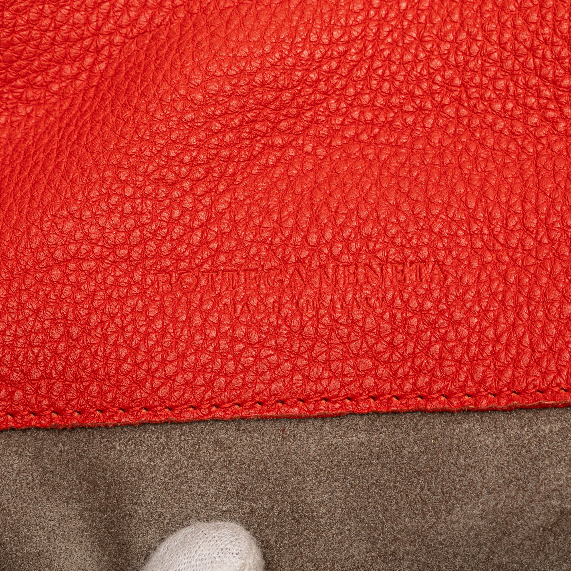 Intrecciato Trimmed Leather Hobo