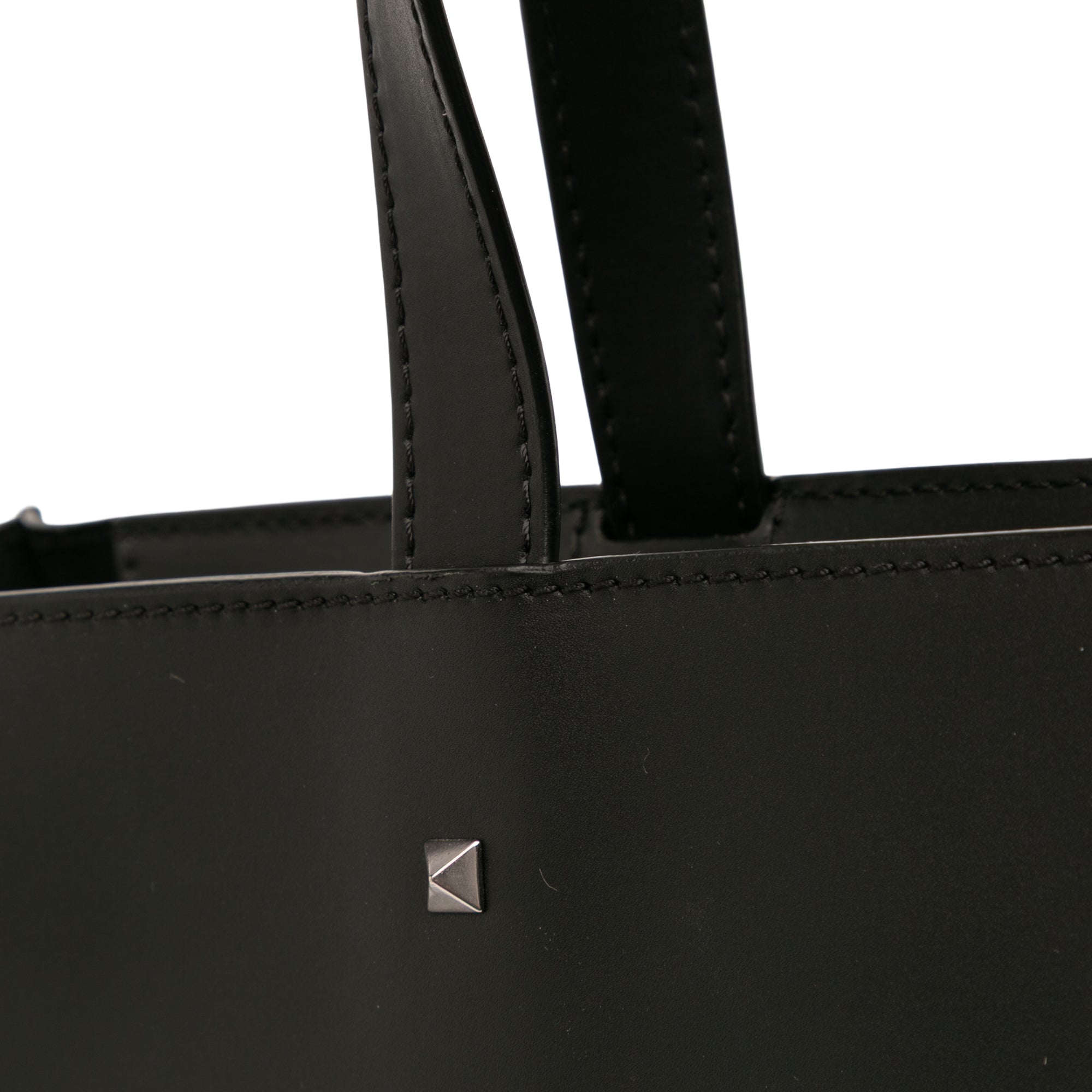 Leather Rockstud VLTN Tote