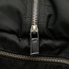 Saffiano Trimmed Tessuto Handbag