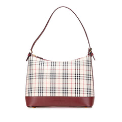 House Check Canvas Shoulder Bag