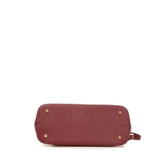 House Check Canvas Shoulder Bag