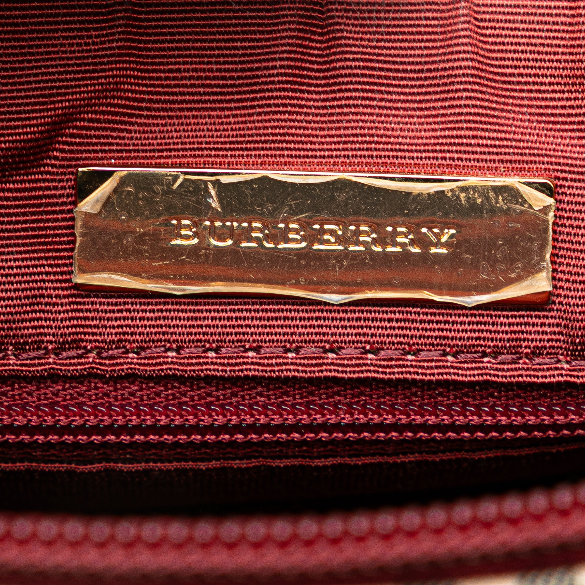 House Check Canvas Shoulder Bag