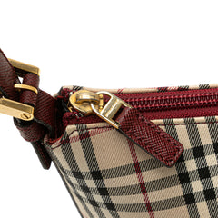 House Check Canvas Shoulder Bag