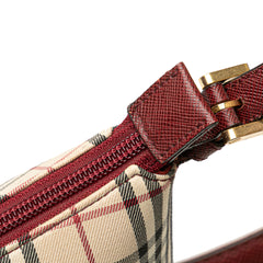 House Check Canvas Shoulder Bag